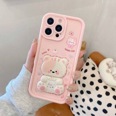 1pc Solid Color Stepped Phone Case, Suitable For Samsung, Apple 11/12/13/14/15/16 Pro Max, S22/23/24/S25+, , , Honor 40/X6/7/8/9/76/Abc, Note 14/13/12