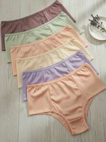 Kit 5 Rebeca Panties Adult Tightening Culottes Reduces Measurements Premium High Waist Women's Lingerie - 彩色 - 查看 14