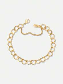 1pc Exquisite Cute Four-Leaf Clover Zirconia Bracelet, Suitable For Women's Daily Wear, Can Be Used As Girlfriend's Birthday Gift, S925 Sterling Silver Fine Jewelry Gift - Heart Bracelet - View 1