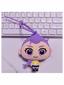 DOBBLE 3style 经典卡通动漫人物 K-Pop 恶魔猎人形象原创可爱少女串签零钱包钥匙车载吊坠链包挂件日常便携精致派对圣诞节圣诞袜填充物情人节复活节节日礼物 - 彩色 - 查看 6