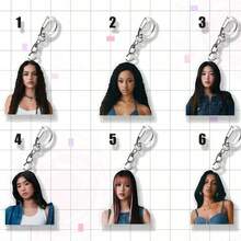 KATSEYE Girl Group Merchandise - MANON Pendant, MEGAN Bag Charm, DANIELA Keychain - Multicolor - View 5