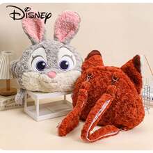 Disney 朱迪·霍普斯兔和尼克·王尔德毛绒玩偶斜挎包/背包，生日礼物，派对礼品，情人节礼物，纪念品 - 彩色 - 查看 3