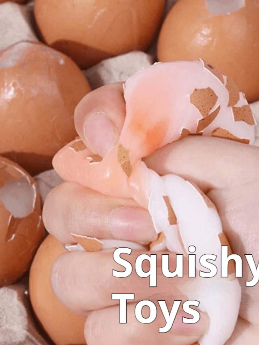 Sản phẩm mới năm 2026, 1 quả trứng đồ chơi mềm dẻo, thích hợp cho tiệc tùng, sinh nhật, lễ Phục sinh, lễ tốt nghiệp, làm quà tặng, đồ chơi mềm dẻo, tiệc mùa hè. - Trong sáng - Xem 1