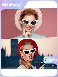 1 buc Pahare decorative în formă de inimă, drăguțe și la modă, potrivite pentru bărbați și femei, pahare elegante în formă de inimă pentru fotografie, potrivite pentru nunți, petreceri, ieșiri zilnice, festivaluri, decorațiuni de nuntă, accesorii pentru mirese și domnișoare de onoare - Vizualizare 8