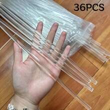 12/24/36支装 7x200mm 超长透明热熔胶棒，强力粘性迷你胶枪棒，适用于DIY手工、家居维修和艺术项目 - 水晶色 - 查看 9