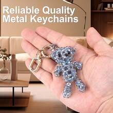 2pcs Double Opening Swivel Clasp Clips, Metal Swivel Spring Snap Hooks, Key Chain Clip With Key Ring For DIY Crafts, Keychains - Multicolor - View 4