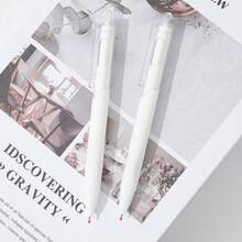 ST Quick-Drying Practice Pen, Beginner Pen, Gel Pen, Click-Type White Pen, Ballpoint Pen Style Signature Pen, Black Pen, High Appearance Level - Multicolor - View 4