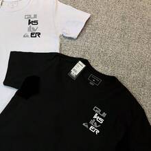 100% Cotton Unisex T-Shirt, Various Colors, Immediate Shipping, 30.1 Thread Count - trắng - Xem 2