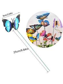 20 chiếc cọc trang trí hình bướm nhiều màu sắc cho sân vườn, trang trí sân vườn hình bướm chống thấm nước, trang trí tiệc hình bướm 3D, cọc trang trí sân vườn, trang trí chậu cây, trang trí đám cưới, trang trí sân vườn, trang trí nhà hiện đại cho ngày Valentine, trang trí chậu hoa và bình trồng cây phát sáng nhiều màu sắc, trang trí sân vườn. - Nhiều màu - Xem 26