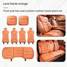 Cojines de asiento de automóvil de alta calidad, transpirables para las cuatro estaciones, resistentes al agua, adecuados para accesorios de cojín de asiento de BMW - Multicolor - Ver 5