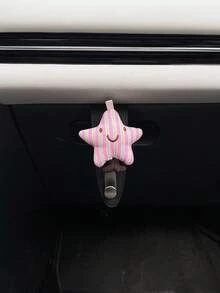 Cute Star-Shaped Car Hook, Creative Car Glove Box Hook, Passenger Side Storage Hook - A - View 5