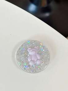 1个创意小熊造型闪光手机支架，可作桌面支架使用 - 彩色 - 查看 9