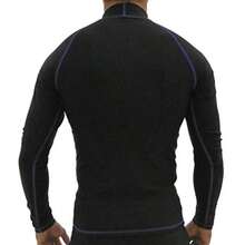 Men Plus Size Swim Rashguards - M - View 4
