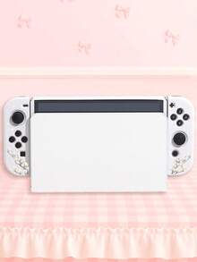 1 chiếc ốp bảo vệ màn hình Switch họa tiết hoa mộc lan trắng, tương thích với Switch OLED và máy chơi game Switch, được làm từ chất liệu TPU mềm, không cần tháo lắp, chống rơi và chống bụi, nhiều màu sắc để lựa chọn, món quà lý tưởng cho game thủ Switch, ốp bảo vệ Switch thanh lịch và tươi mới. - Xem 4