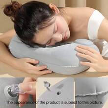 Inflatable U-Shaped Neck Pillow, Eye Mask, Earplugs Travel Set, Essential Travel Accessories - Set - View 3