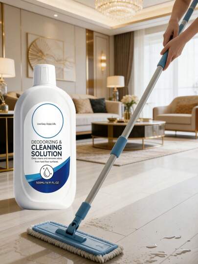Bodendeodorierendes Reinigungsflüssigkeit, sanfte tägliche Reinigung & Pflege für Holzböden, Fliesen, Glasreinigung und Renovierung im Haushalt