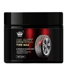 轮胎蜡、持久亮泽保护剂、汽车塑料部件翻新、划痕去除和修复膏 - 均碼 - 查看 9