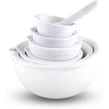 Mortar And Pestle Set Ceramic Spice Grinder Bowl For Herbs Garlic Pepper Crusher Mill Kitchen Grinding Tool DIY Pharmacy Mixing - 1 - View 2