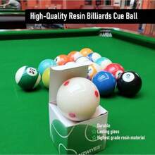 Pro-Cup Pool Cue Ball 2 1/4" 6 Red Dots AAA-Grade Regulation Size Pool Billiard Training Cue Ball 1 Packgift - Red Dot - View 3