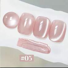 MIANEL 10ML 2026 春季新品美甲系列 纯粹渴望 玻璃珠猫眼凝胶指甲油 流行冰透明裸色缎面白色指甲油 粉色指甲油 情人节专属礼物 美甲 - 彩色 - 查看 9