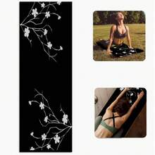 1pc 71*22inch Yoga Mat, Various Floral Patterns Available - Non-Slip Wear-Resistant Extra Wide & Thick Fitness Mat, Home & Professional Beginner Yoga Training Mat - Multicolor - View 8