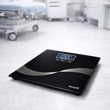 Smart Tempered Glass Digital Scale With Bluetooth And App For Tracking Your Weight, Health And Fat Control, Elegant With Illuminated Screen And Modern Design That Transforms Your Daily Routine And Helps You Track Your Body Progress In Style In Any Space Of The Home. - View 5