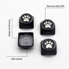 Teclas de gato lindas - Aleación de aluminio formada por control numérico, compatible con interruptor MX - Ver 7