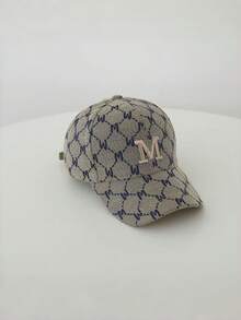 1顶男士新款M字母防紫外线多功能棒球帽，男女通用户外休闲款，绝佳礼物 - 棒球帽 - 查看 6