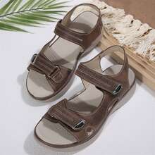 Breathable Sandals For Women Flat Thong Style Summer Slides Beach Pool Comfort - 9652 Nâu - Xem 6