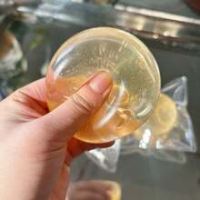 1pc Handmade Coconut Oil Squeeze Toy, Creative Toy For Teens And Adults, Stress Relief Squeeze Toy, Perfect Birthday/Holiday Gift - Multicolor - View 6