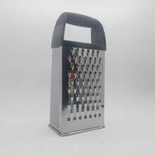 Máy thái đa năng bằng thép không gỉ 9 inch, thiết kế tay cầm chống trượt tiện dụng, có thể dễ dàng thái khoai tây, dưa chuột, cà rốt, sô cô la, bào và thái sợi, dụng cụ nhà bếp đa năng. - màu đen - Xem 2