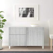 45cm*100cm/300cm/500cm Cold Gray Luxury Wood Grain Self-Adhesive Waterproof Wallpaper, PVC, Removable And Easy To Install, For Living Room And Office Background Wall, Anti-Moisture - Grey - View 15