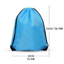1pc Lightweight Drawstring Bag - Vibrant Soccer Themed Design, Durable Polyester Backpack, Nylon Sports Bag, Travel & Yoga Cinch Backpack, Gym Storage Bag, Outdoor Camping Travel Organizer Bag, Lightweight Design, One-Touch Closure To Prevent Mess, Suitable For Men & Women, Perfect For American Football Fans, Outdoor Sports And Leisure Activities, Sports Drawstring Backpack | Sports Design | Lightweight Backpack, Soccer Accessories, Sports Accessories, Sports Goods - Multicolor - View 5