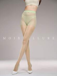 1 đôi quần legging nữ thời trang, cổ điển, đa năng - Màu xanh Bạc hà - Xem 2
