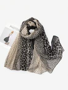 1pc Summer New Wave Dot Love Printed Scarf Women's High End Fashion Scarf Baotou Long Scarf Daily Air Conditioning Room Travel Sunscreen Shawl And Family Festival Gift - Multicolor - View 7