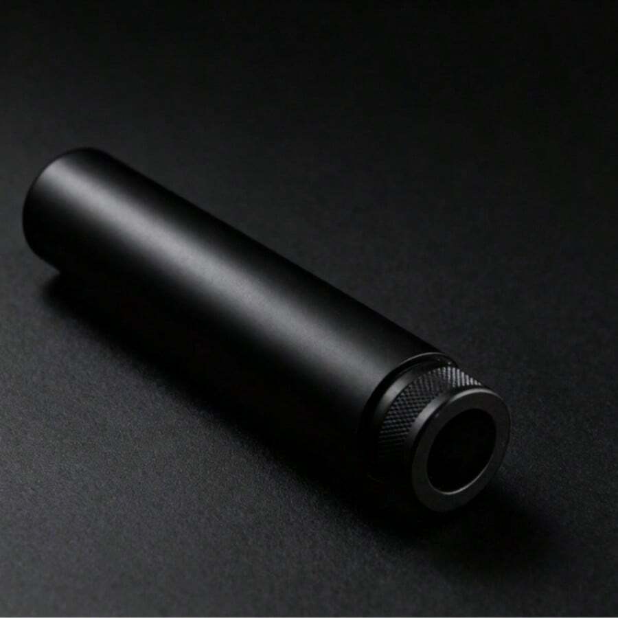 7-Inch M22 X 0.75 RH Thread Slip-On Precision Machined Metal Tube Extension – Heavy Duty Steel Connector Component For Mechanical Projects, Workshop Equipment Upgrade, Outdoor Gear Customization, DIY Fabrication, Hobby Modification, Industrial Tool Accessory, Hardware Replacement Part, Farm & Ranch Equipment Enhancement, Durable Corrosion-Resistant Construction - Black - View 1