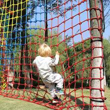 Red de cuerda de advertencia de alta resistencia de color, red de protección contra caídas para escaleras y balcones, red de protección contra caídas para patios al aire libre, red plana de protección contra caídas para construcción, equipo de protección duradero, fácil instalación, adecuada tanto para uso doméstico como comercial. - Multicolor - Ver 5
