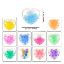 58 quả bóng bóp mini, bóng giảm căng thẳng nhiều màu sắc, bóng hình trái tim, bóng đồ chơi, bóng giảm áp dùng để bỏ vào túi quà, quà tặng Giáng sinh, Ngày lễ tình nhân, quà tặng tiệc tùng, quà sinh nhật, đồ bỏ vào túi quà, kiểu dáng và màu sắc ngẫu nhiên. - yêu - Xem 3