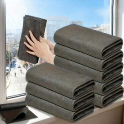 10pcs Thick Magic Cleaning Cloth, Super Microfiber Reusable Cleaning Cloth Suitable For Glass, Windows And Mirrors
