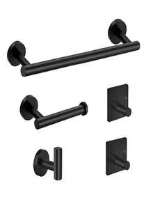 Stainless Steel Adhesive Square Bathroom Hooks Set, Reusable Multipurpose Bathroom Hooks For Home, Hotel, Hospital, Mall, Washable And Ideal For Storage And Organization - Please Choose - View 8