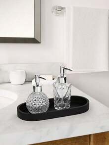 1pc/2pcs Cosmetic Storage Trays, Bathroom Storage Trays, Silicone Trays, Vanity Countertop Storage Trays, Decorative Trays, Suitable For Bedrooms, Sinks, And Bathtubs. , Room Decor - View 11