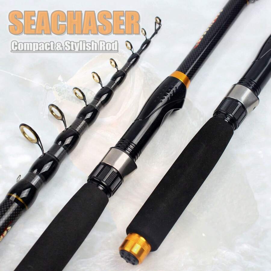 SEACHASER Cần câu cá mồi đa năng 1.8m-3.6m, chất liệu sợi carbon, thích hợp câu cá rô phi, cá chép cỏ, cá đen và các loài cá khác.