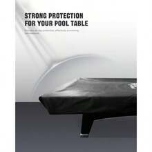 9-Foot Pool Table Cover Premium Oxford Fabric Billiard Table Cover For Protection Against Dust Dirt And Sun Tear-Resistant Easy To Clean And Compact Storage For Pool Tablegift - Cltablecoversblack - View 5