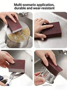 10pcs Nano Sponge Magic Eraser, Emery Rust Remover Cleaning Sponge Brush For Kitchen Pots And Pans - Magic Eraser - View 9