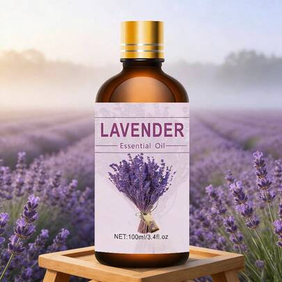 10/30/100ml 薰衣草精油，多种尺寸可选，适合香水，兼容香薰机，便携式设计，适用于家庭、办公室、户外、车辆，多用途，节日理想礼物