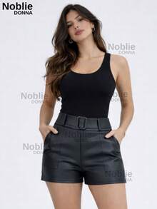 Women Shorts - Black - View 2