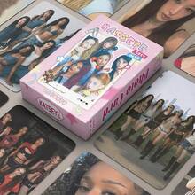 50张KATSEYE小盒装韩国女团明星全息Lomo卡片明信片 - 彩色 - 查看 2