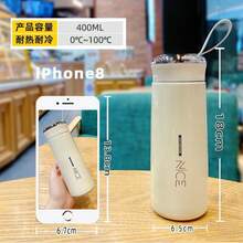 Fashionable Nisi Double-Layer Glass Insulated Water Bottle, Minimalist & Practical Cup, Holiday Gift - Green - View 4