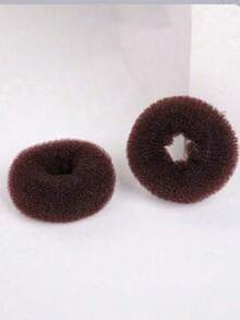 2 Packs Of Donut Hair Twisters, Girl's Hair Accessories, Lazy Ball Head, Bud Hair Styling Artifact, Versatile, Simple And Fluffy Hair Band Headband - Multicolor - View 9