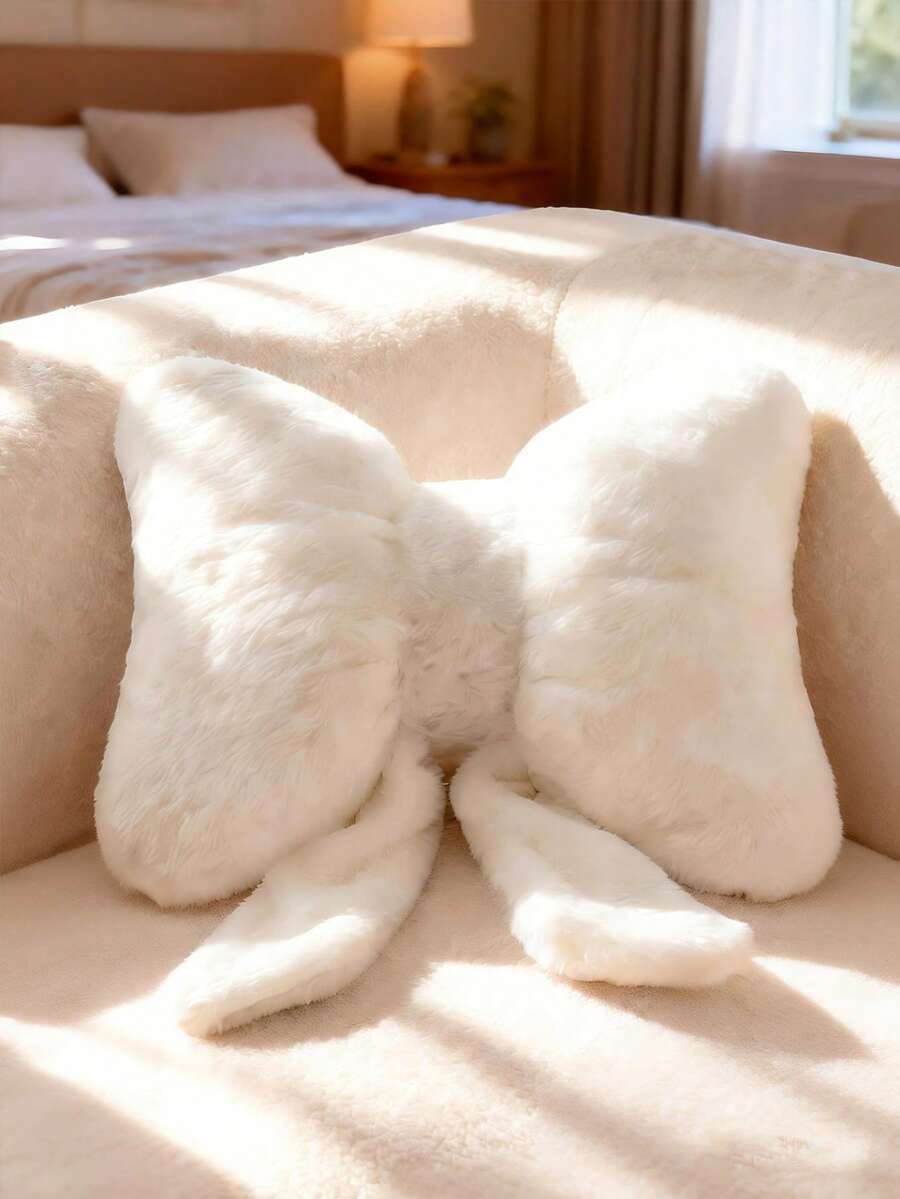 1 Peça Almofada de Laço, Almofadas Decorativas em Formato de Borboleta, Almofadas Fofas, Decoração Fofa para Cama, Sofá e Casa, Almofada Macia e Aveludada, Presente para Sofá, Quarto, Sala de Estar, Decoração Doméstica, Decoração de Quarto, Festa Diária, Casamento, Dia dos Namorados, Páscoa, Presente do Dia dos Namorados